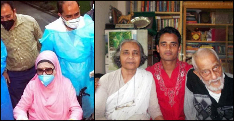 খালেদা জিয়ার সুচিকিৎসার দাবি ভাষাসৈনিক মতিনের স্ত্রীর