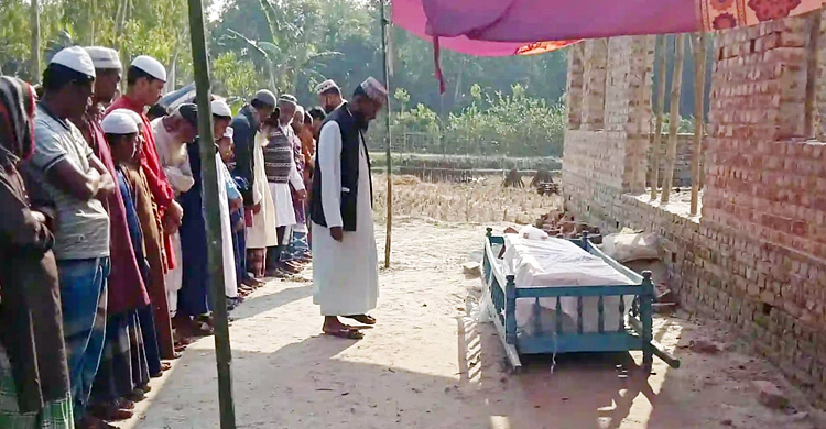 আড়াই মাস পর দেশের মাটিতে প্রবাসী জহিরের মরদেহ দাফন