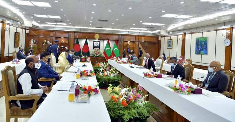 Dhaka-Male sign four MoUs