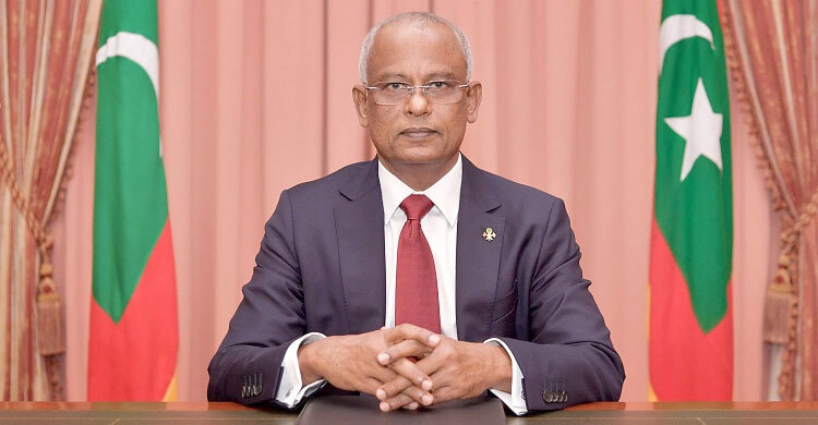 Maldives President arrives in Dhaka