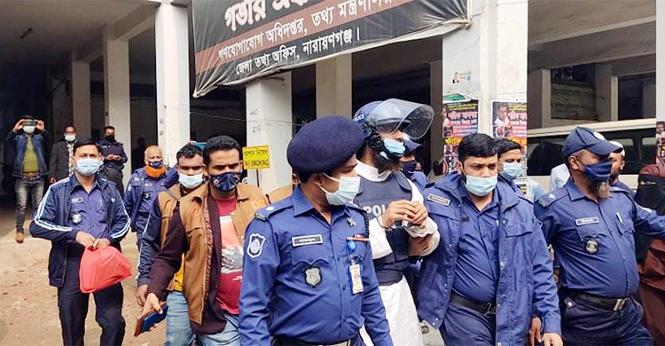 নারায়ণগঞ্জ আদালতে মামুনুল হক