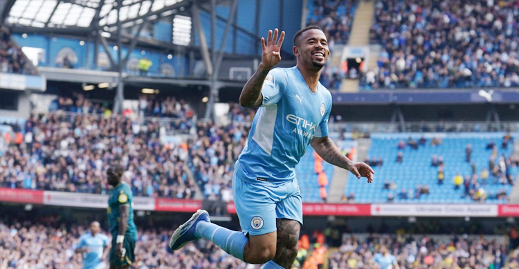 ব্রাজিলিয়ান তারকার ৪ গোলে উড়লো ম্যান সিটি