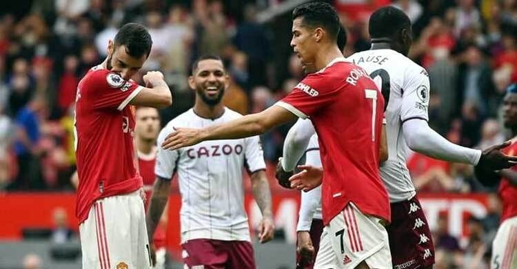 Aston Villa beat Ronaldo's Man Utd
