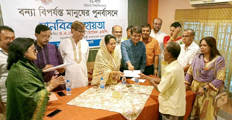 সিলেটে বন্যায় ক্ষতিগ্রস্ত ৫০ পরিবারকে পুনর্বাসনে অর্থসহায়তা