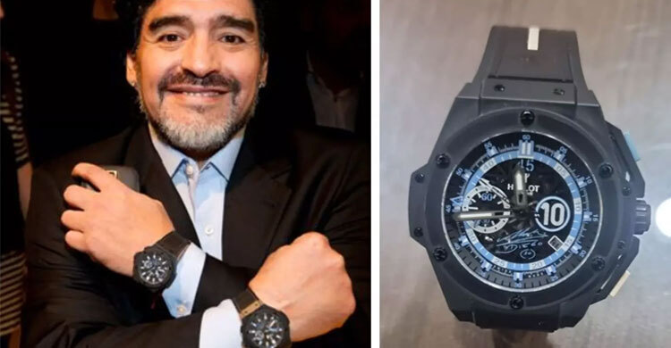 ভারতের আসাম থেকে উদ্ধার হলো ম্যারাডোনার চুরি হওয়া ঘড়ি