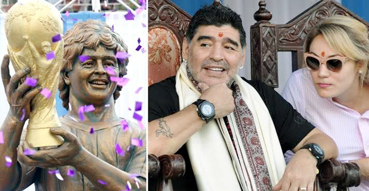 ফুটবল রাজপুত্রকে হারিয়ে কাঁদছে ক্রিকেট বিশ্বও