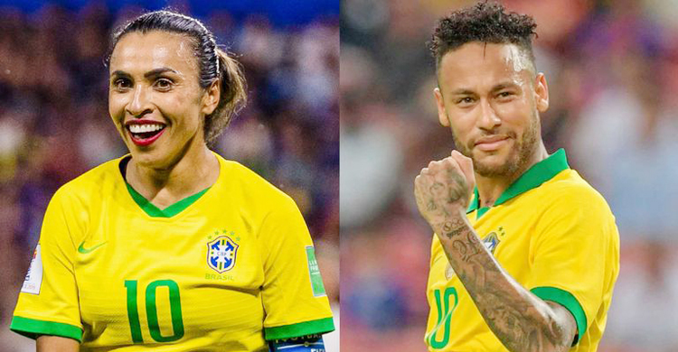 নারী-পুরুষে সমতা এলো ব্রাজিল ফুটবলে