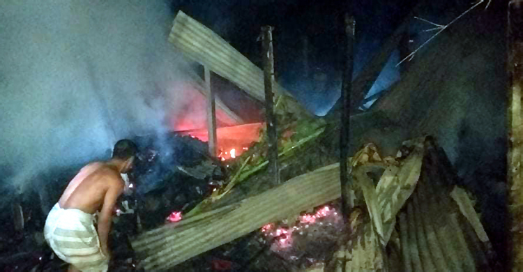 কয়েলের আগুনে পুড়ে মরল কৃষকের ৬ গরু-ছাগল