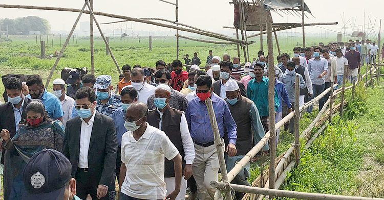 ঢাকার ‘গ্রামীণ’ এলাকা পরিদর্শনে মেয়র তাপস