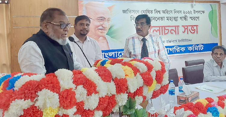 মহাত্মা গান্ধীকে নোবেল না দেওয়া বিশ্ববাসীর জন্য লজ্জাজনক