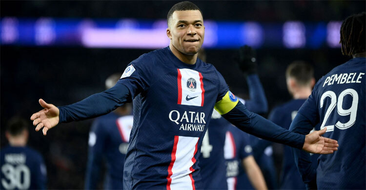 এমবাপের রেকর্ড, নঁতেকে উড়িয়ে দিলো পিএসজি
