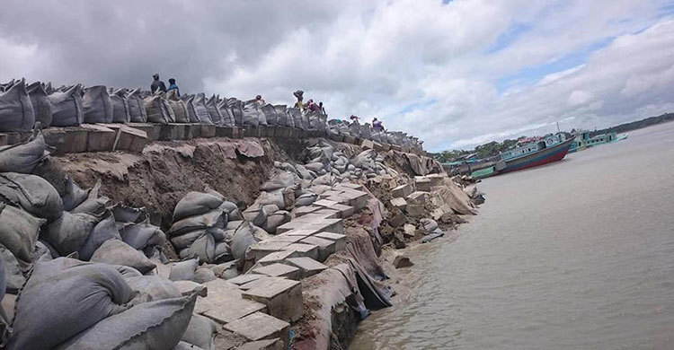 জিও ব্যাগ ফেলতে গিয়ে মেঘনায় শ্রমিক নিখোঁজ