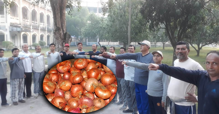 চেয়ারম্যানের নেতৃত্বে পেঁয়াজ বর্জনের শপথ