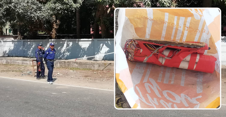 মেহেরপুরে বোমাসদৃশ বস্তু ঘিরে পুলিশ, সেনাবাহিনীর অপেক্ষা