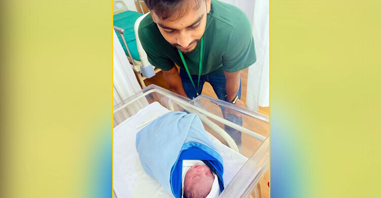 Mehidy Hasan becomes father of a baby boy