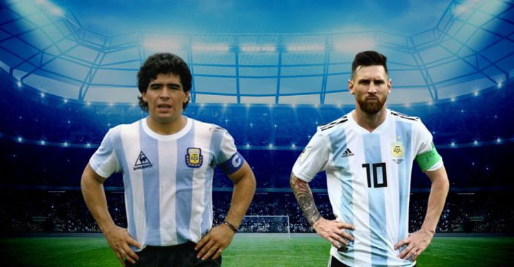messi-maradona