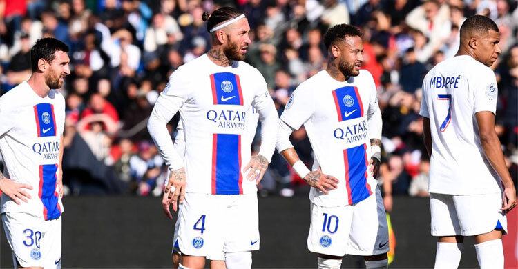 বিশ্বকাপের পর একসঙ্গে মাঠে নেমেই পরাজয় দেখলেন মেসি-এমবাপে