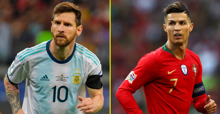 ‘বার্সা ছেড়ে রোনালদোর দলে যোগ দিতে পারে মেসি’