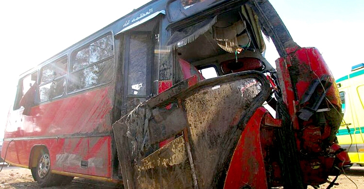 21 killed in Egypt minibus crash
