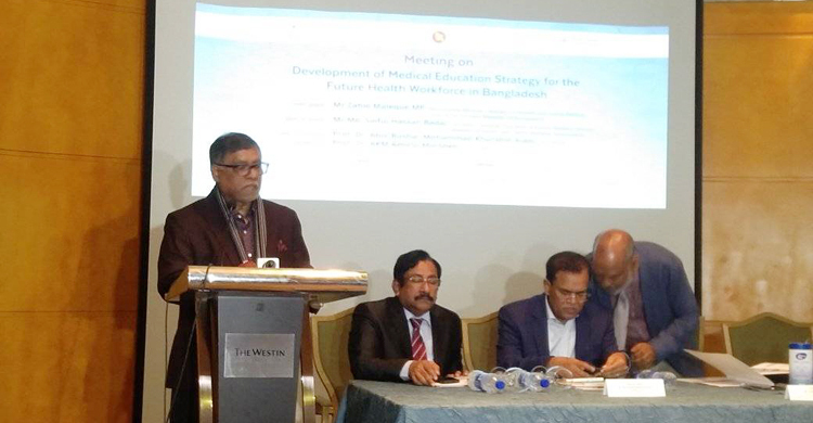 মেডিকেল শিক্ষাপ্রতিষ্ঠানে শিক্ষক সংকট রয়েছে: স্বাস্থ্যমন্ত্রী