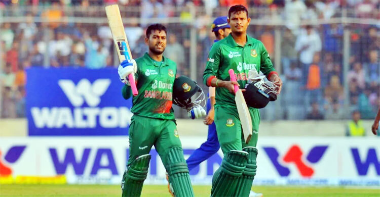 ক্যারিয়ার সেরা ইনিংস, শেষ বলে ঝোড়ো সেঞ্চুরি মিরাজের