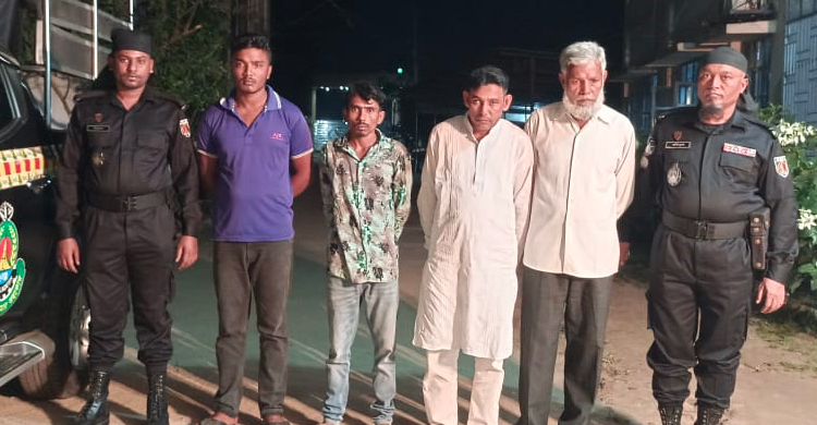 মিরসরাইয়ে ৩১ কেজি গাঁজাসহ ৪ কারবারি গ্রেফতার