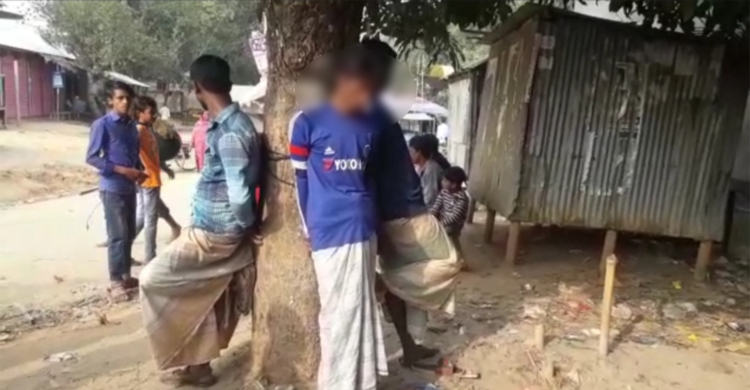 চুরির ঘটনায় গাছে বেঁধে মারধর, ইউপি মেম্বারসহ গ্রেফতার তিন
