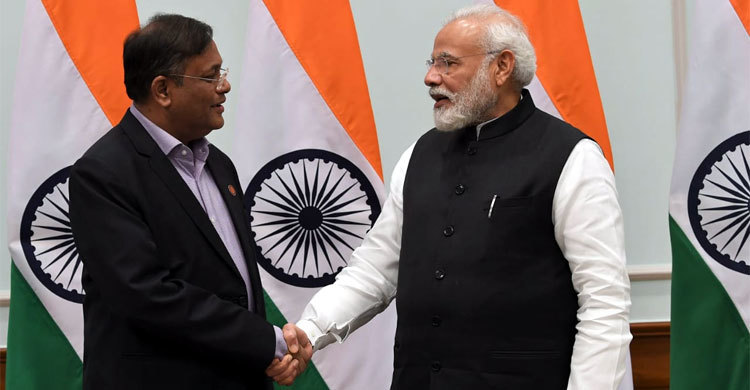 নরেন্দ্র মোদির সঙ্গে হাছান মাহমুদের সাক্ষাৎ
