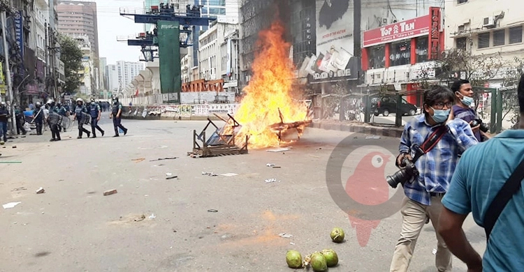 মোদিবিরোধী মিছিলে সংঘর্ষ : ছাত্র অধিকারের ৭ জন রিমান্ডে