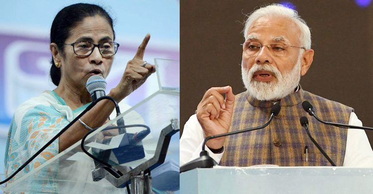 মোদির সভা থাকায় অনুমতি পেলেন না মমতা