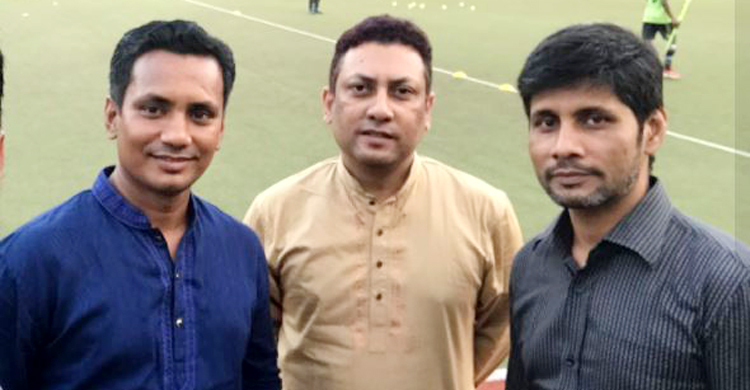 মোহামেডান হকি দলের ম্যানেজার প্রিন্স, কোচ শুভ