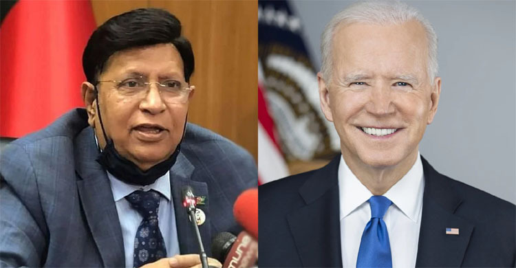 মোমেনকে শুভেচ্ছা জানালেন বাইডেন