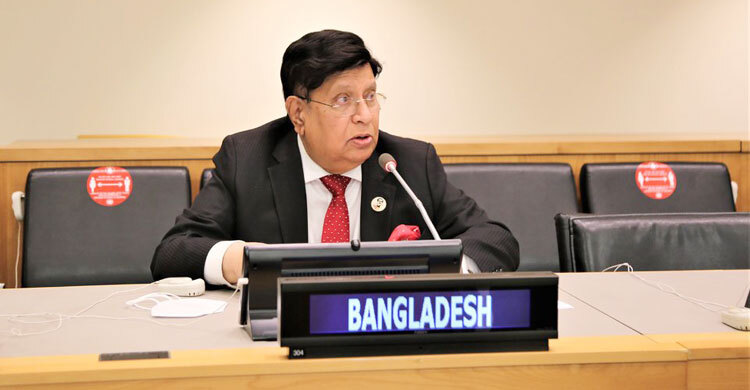 Momen presents update info on Bangladesh’s continental shelf to UN