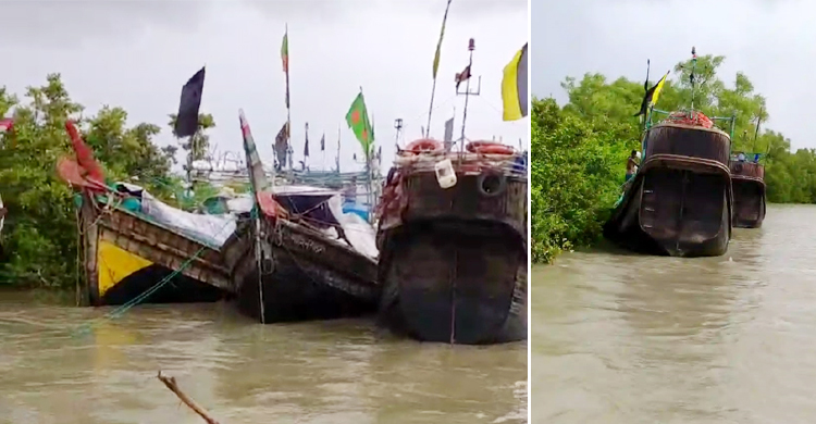 সতর্ক সংকেত না থাকলেও মোংলায় ভারি বৃষ্টিপাত