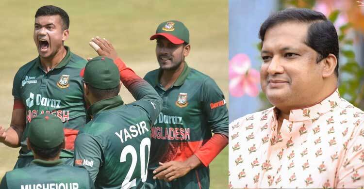 ঐতিহাসিক সিরিজজয়ী টাইগারদের ক্রীড়া প্রতিমন্ত্রীর অভিনন্দন