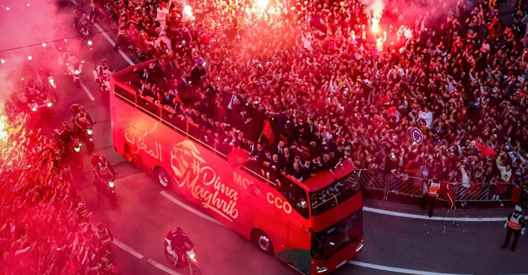 Morocco World Cup team arrives home to heroes’ welcome