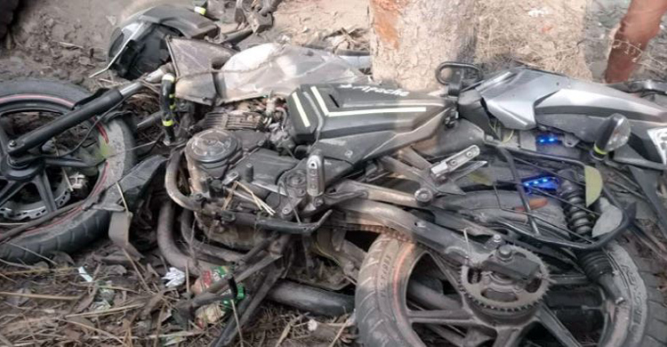 ট্রাক-মোটরসাইকেলের সংঘর্ষে নিহত ২