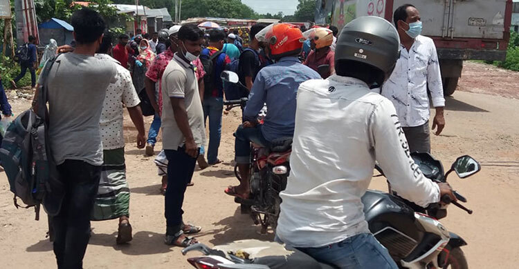 ফেরিঘাট থেকে গাবতলী মোটরসাইকেল ভাড়া ১৫০০ টাকা