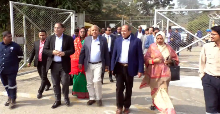 সংসদীয় স্থায়ী কমিটির গ্যাস ফিল্ড পরিদর্শন