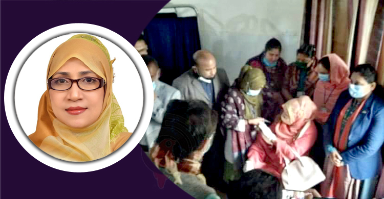 টিকা না নিলেও নারী এমপির ‘নেয়ার ফটো’ ভাইরাল