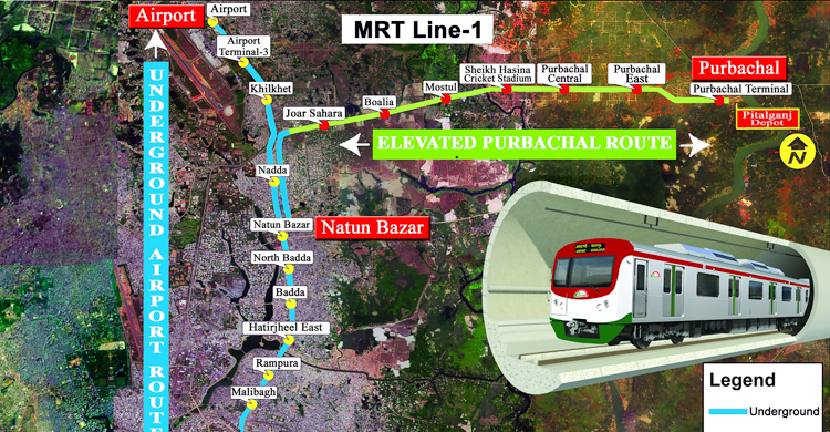 দেশের প্রথম পাতাল রেলের কাজ শুরু শিগগির, পরিবেশে সর্বোচ্চ গুরুত্ব