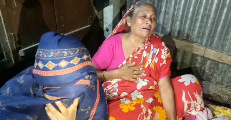 যুবদলকর্মী সাওনের বাড়িতে স্বজনদের আহাজারি