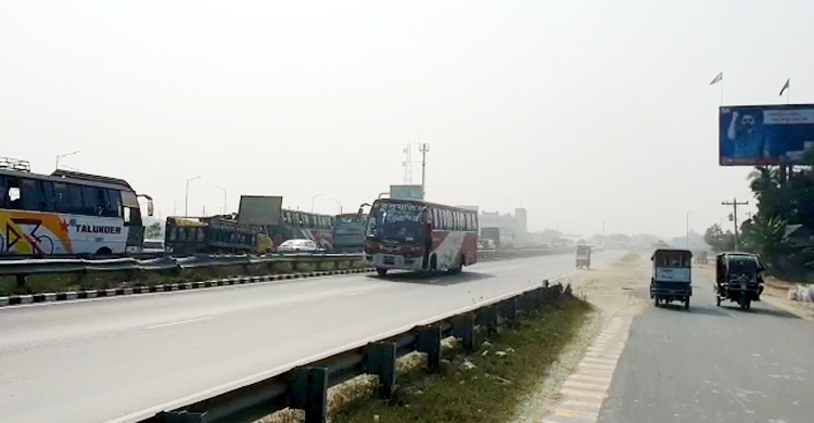 দুপুরের পর পদ্মা সেতুর অভিমুখে যান চলাচল স্বাভাবিক
