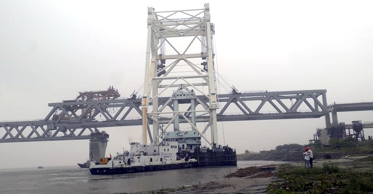 পদ্মা সেতুর ৩৮তম স্প্যান বসছে আজ