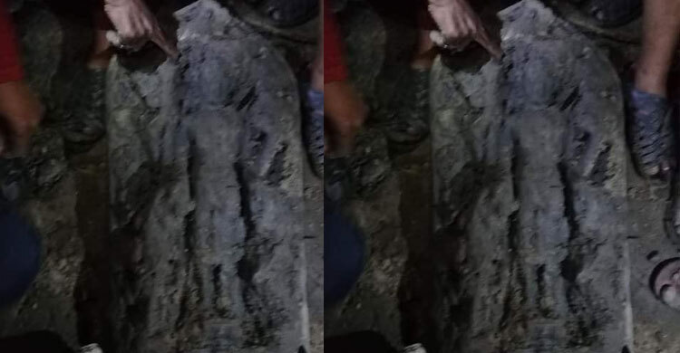রানীনগরে ৩৮ কেজি ওজনের বিষ্ণু মূর্তি উদ্ধার
