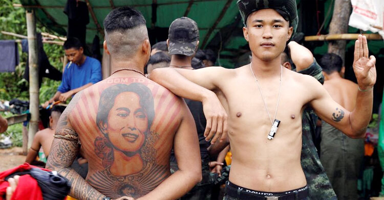 In Myanmar jungle, civilians prepare to battle military rulers