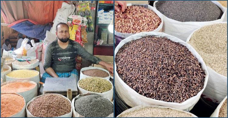 ময়মনসিংহে অস্থির মসলার বাজার