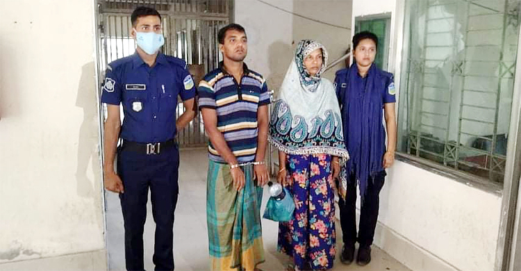 শিশুকে গাছে বেঁধে নির্যাতনকারী সেই মা-ছেলে কারাগারে