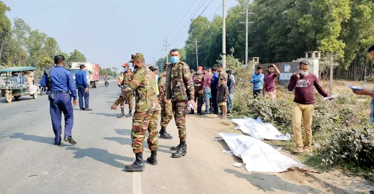 সড়ক দুর্ঘটনায় প্রাণ গেলো নানি-নাতনির