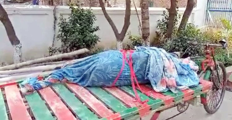 গৃহবধূকে হত্যার পর মরদেহ পুড়িয়ে ফেলার চেষ্টা